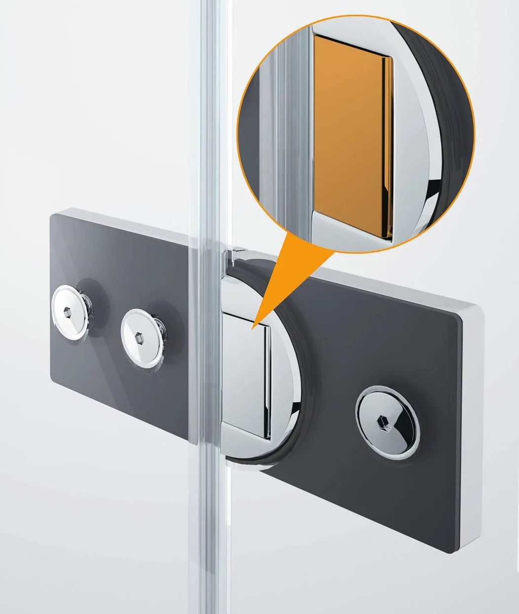 Solva pure Detail versteckter Hebesenkmechanismus