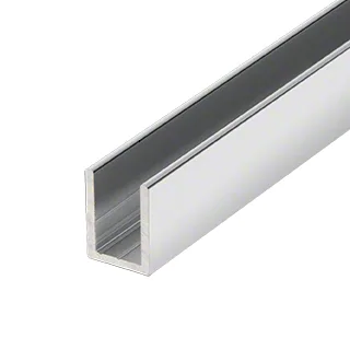 Bild U Profil 10mm SDCD38BA hochglanzeloxiert ohne Masse